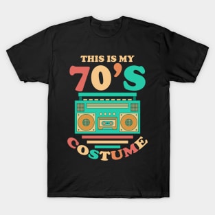 This Is My 70s Costume Shirt 1970s Retro Vintage 70s Party T-Shirt